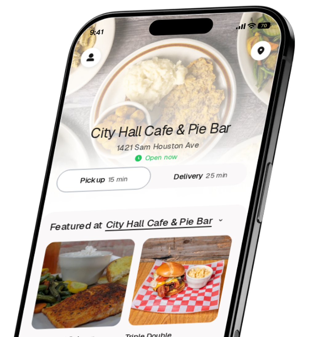 City Hall Cafe & Pie Bar app preview