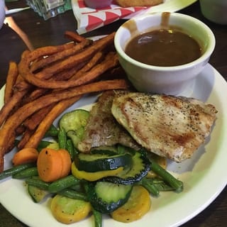 Grilled Pork Ribeye Steak